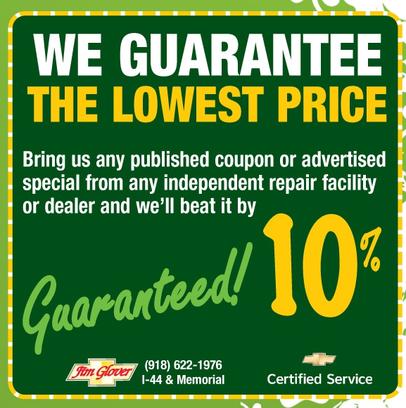 Jim Glover Chevrolet Tulsa Ok 74129 Car Dealership And