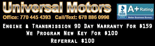 Universal Motors Dallas GA (OPEN 7 DAYS)