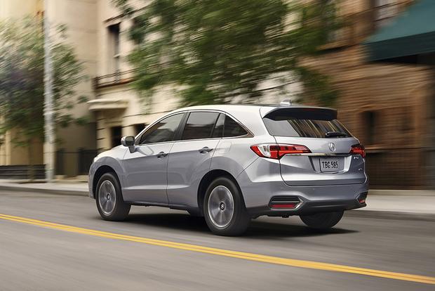 What are the mpg's of an Acura MDX and an Acura RDX?