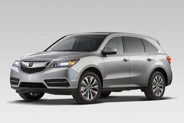 What are the mpg's of an Acura MDX and an Acura RDX?