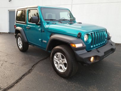 turquoise jeep wrangler