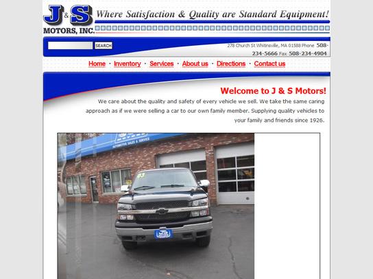 J S Motors Inc Whitinsville Ma 01588 Car Dealership And Auto