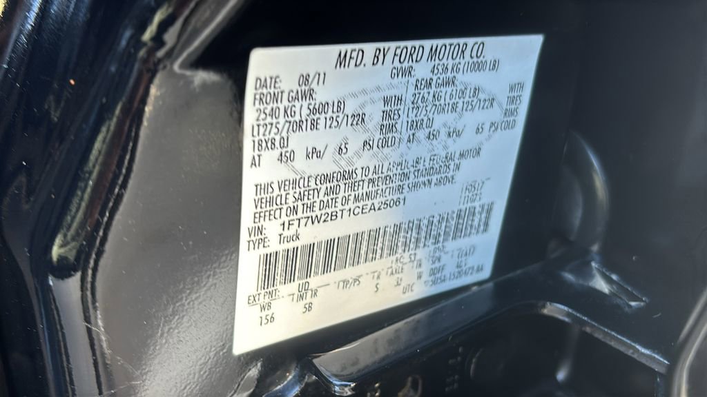 2012 Ford F250 Lariat