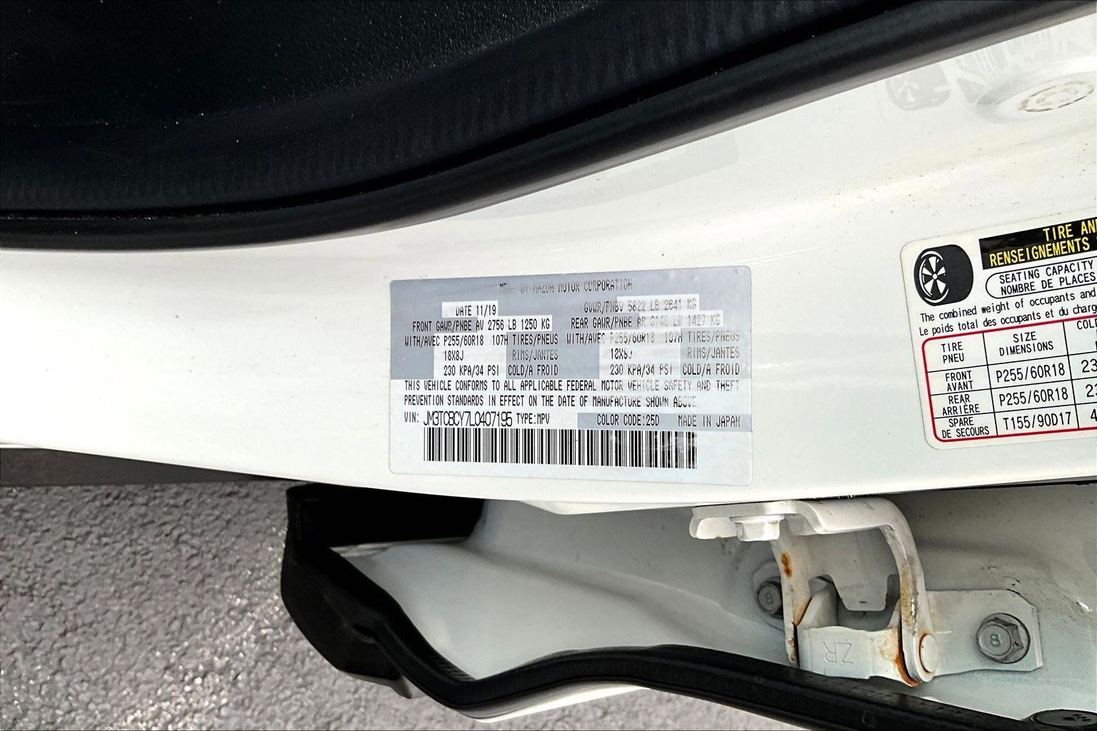 2020 MAZDA Cx-9 Touring