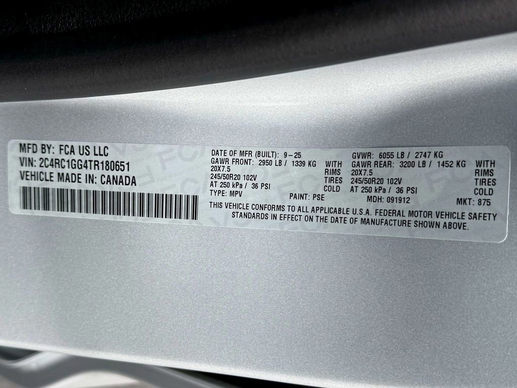 2026 Chrysler Pacifica Limited