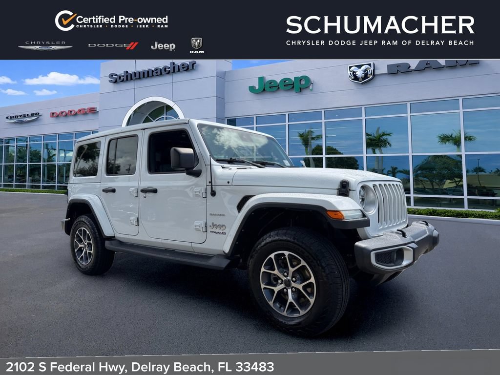 Certified 2022 Jeep Wrangler Unlimited Sahara w/ LED Lighting Group