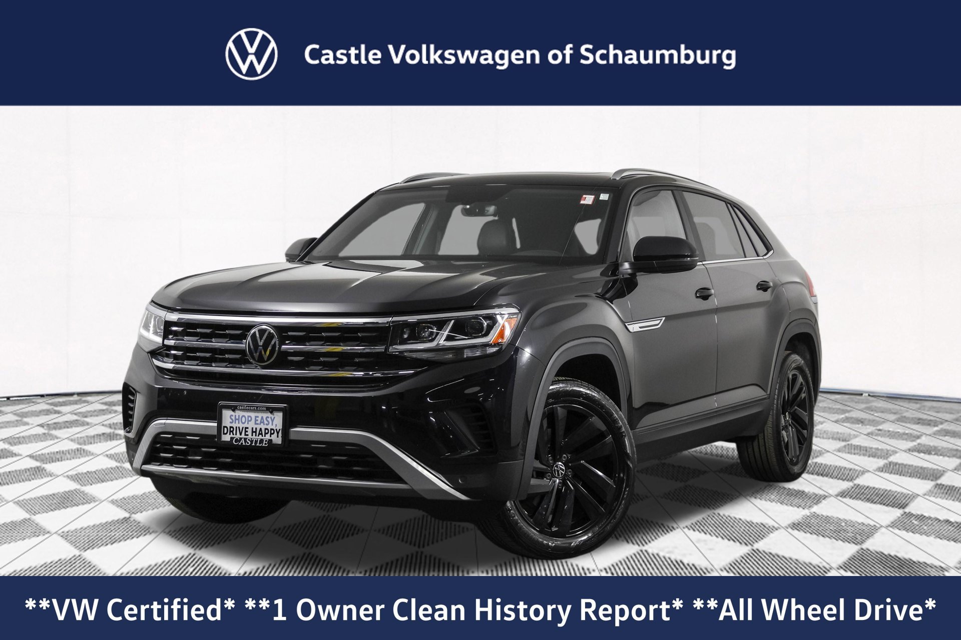 Certified 2023 Volkswagen Atlas Cross Sport SE w/ Panoramic Sunroof Package