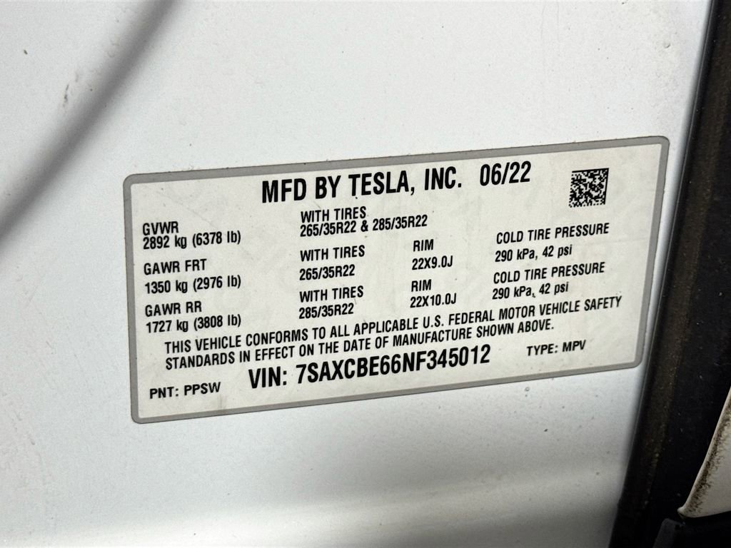 2022 Tesla Model X Plaid
