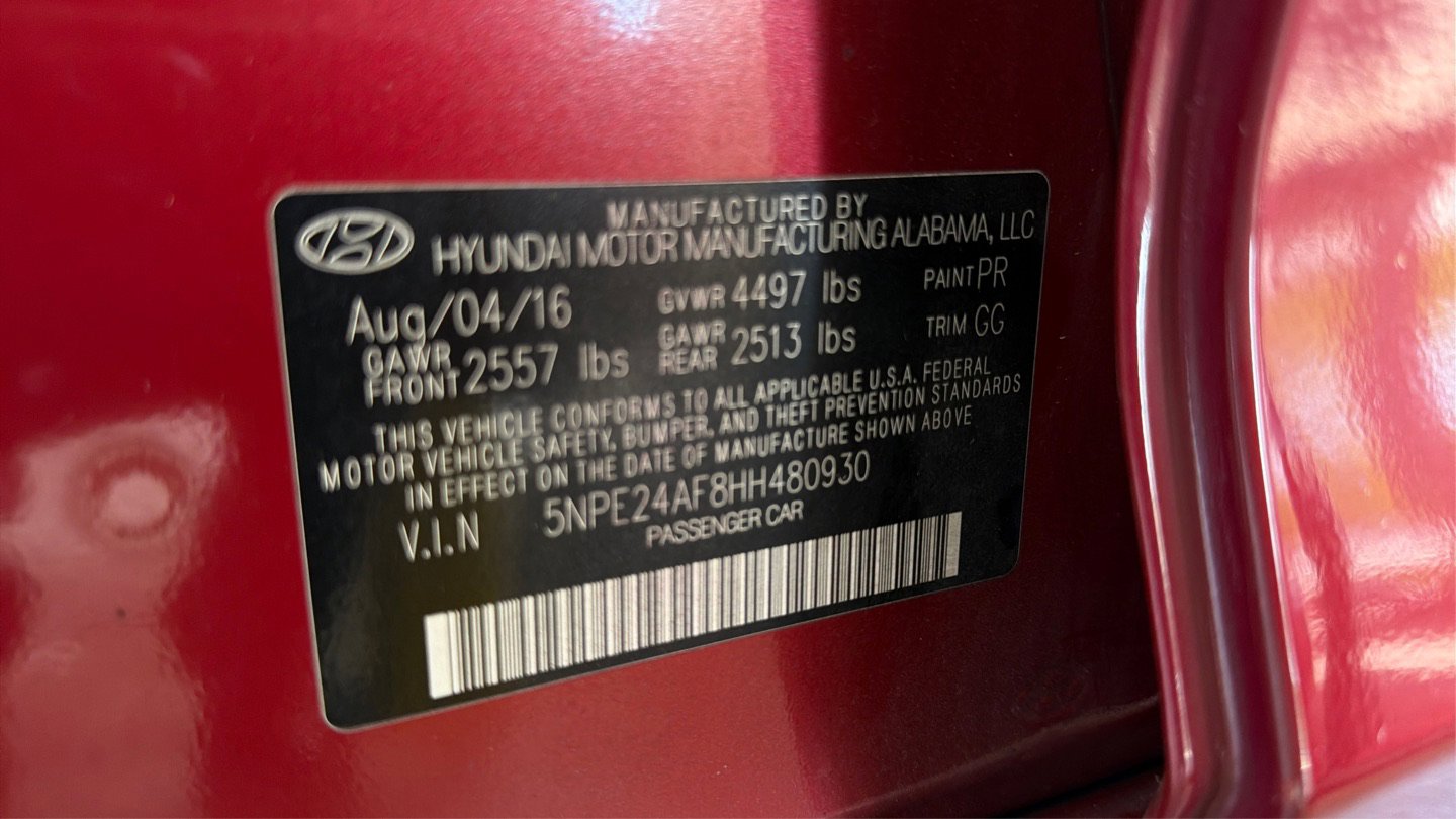 2017 Hyundai Sonata SE