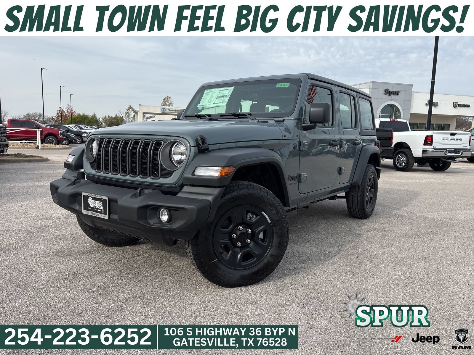 New 2026 Jeep Wrangler Unlimited Sport