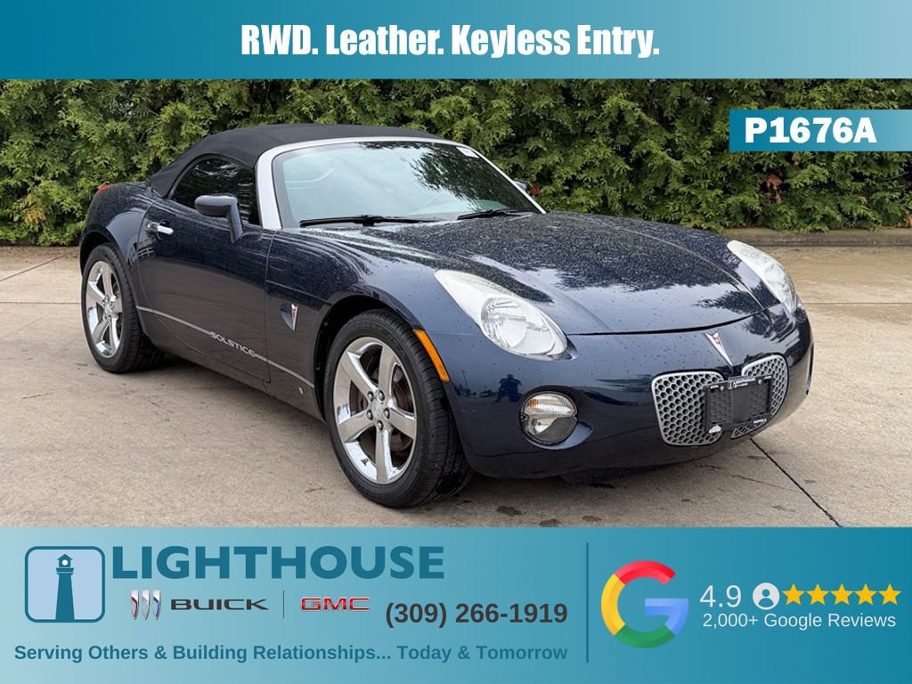 Used 2008 Pontiac Solstice Convertible w/ Premium Package