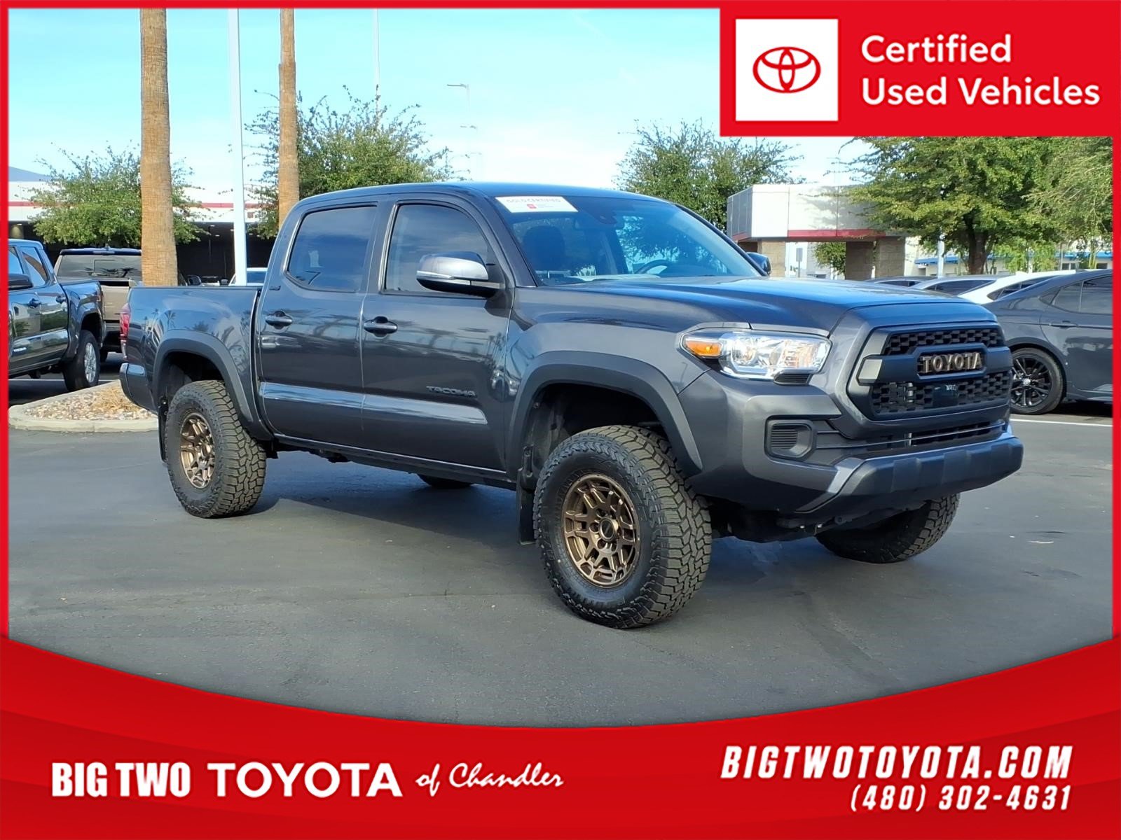 Certified 2023 Toyota Tacoma 4x4 Double Cab w/ Trail Edition