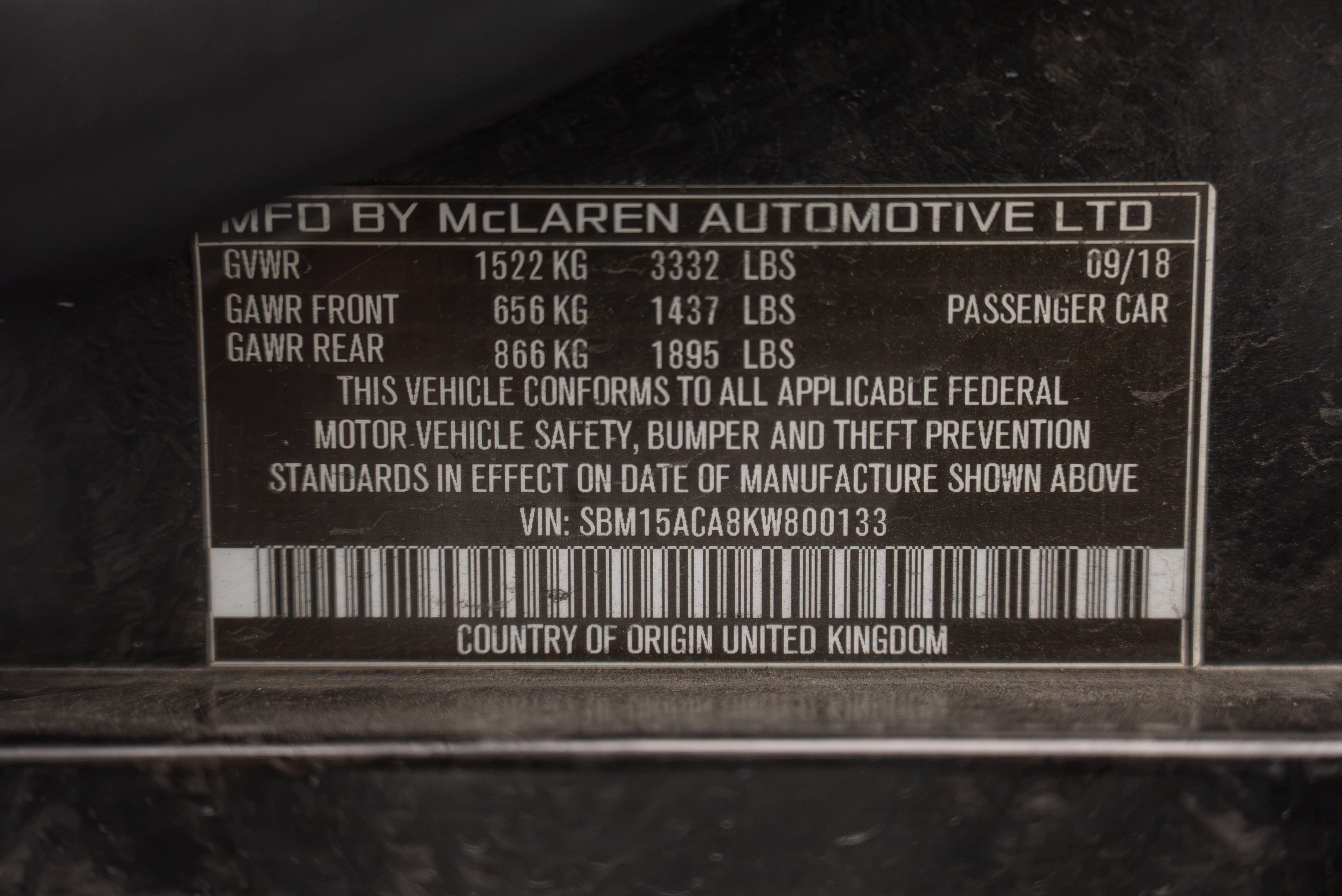 Used 2019 McLaren Senna photo 28