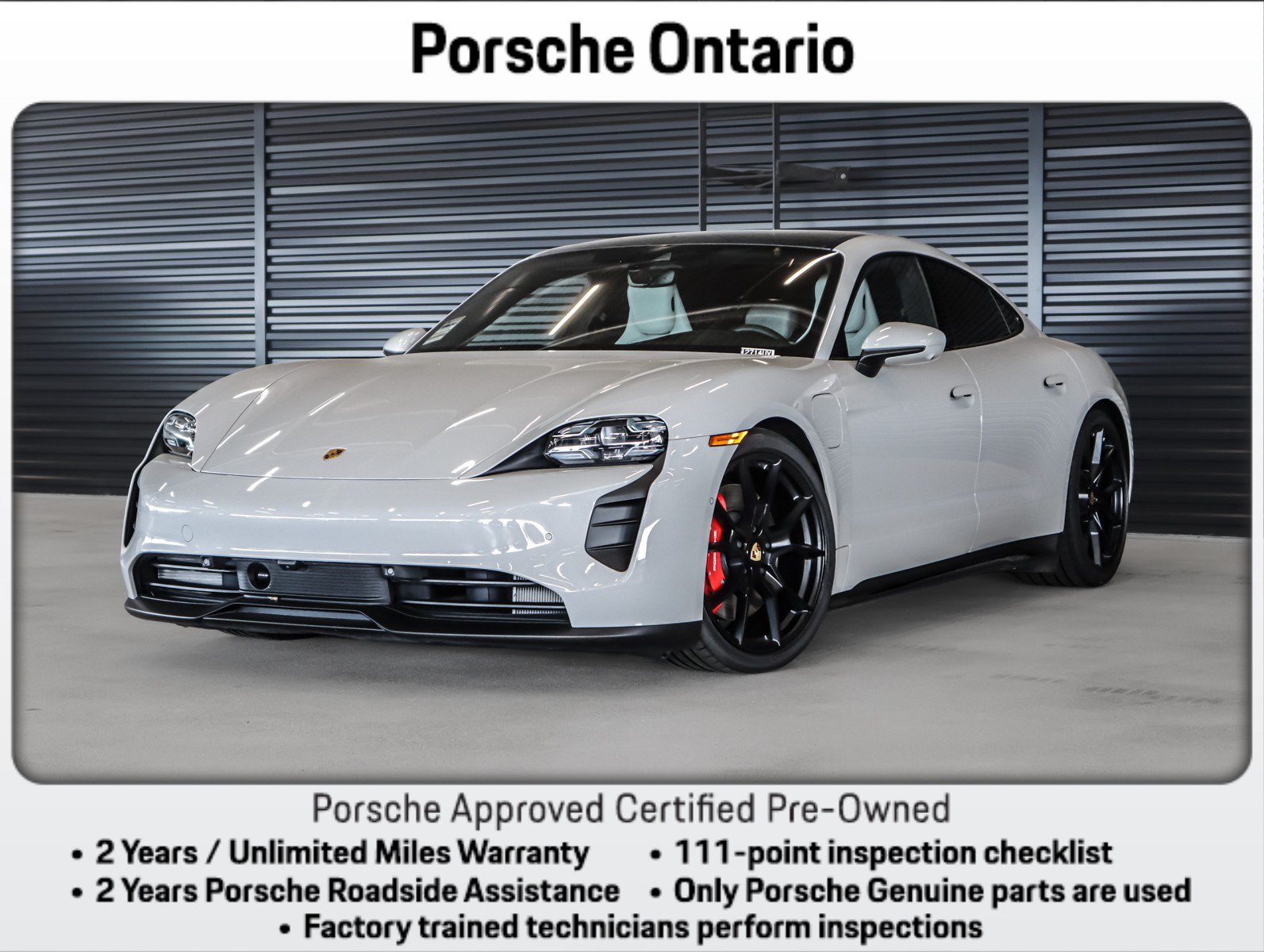 Certified 2024 Porsche Taycan GTS
