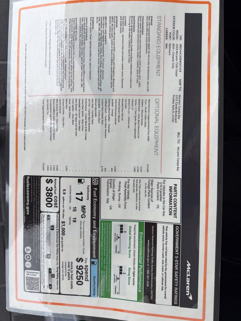 Used 2024 McLaren 750S photo 34