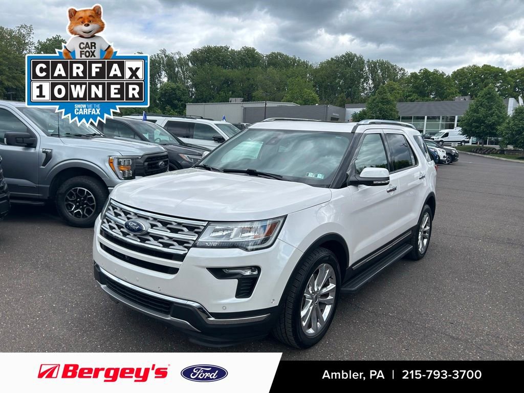 Certified 2019 Ford Explorer Limited w/ Ford Safe & Smart Package