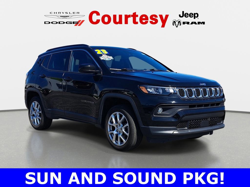 Certified 2023 Jeep Compass Latitude w/ Sun and Sound Group