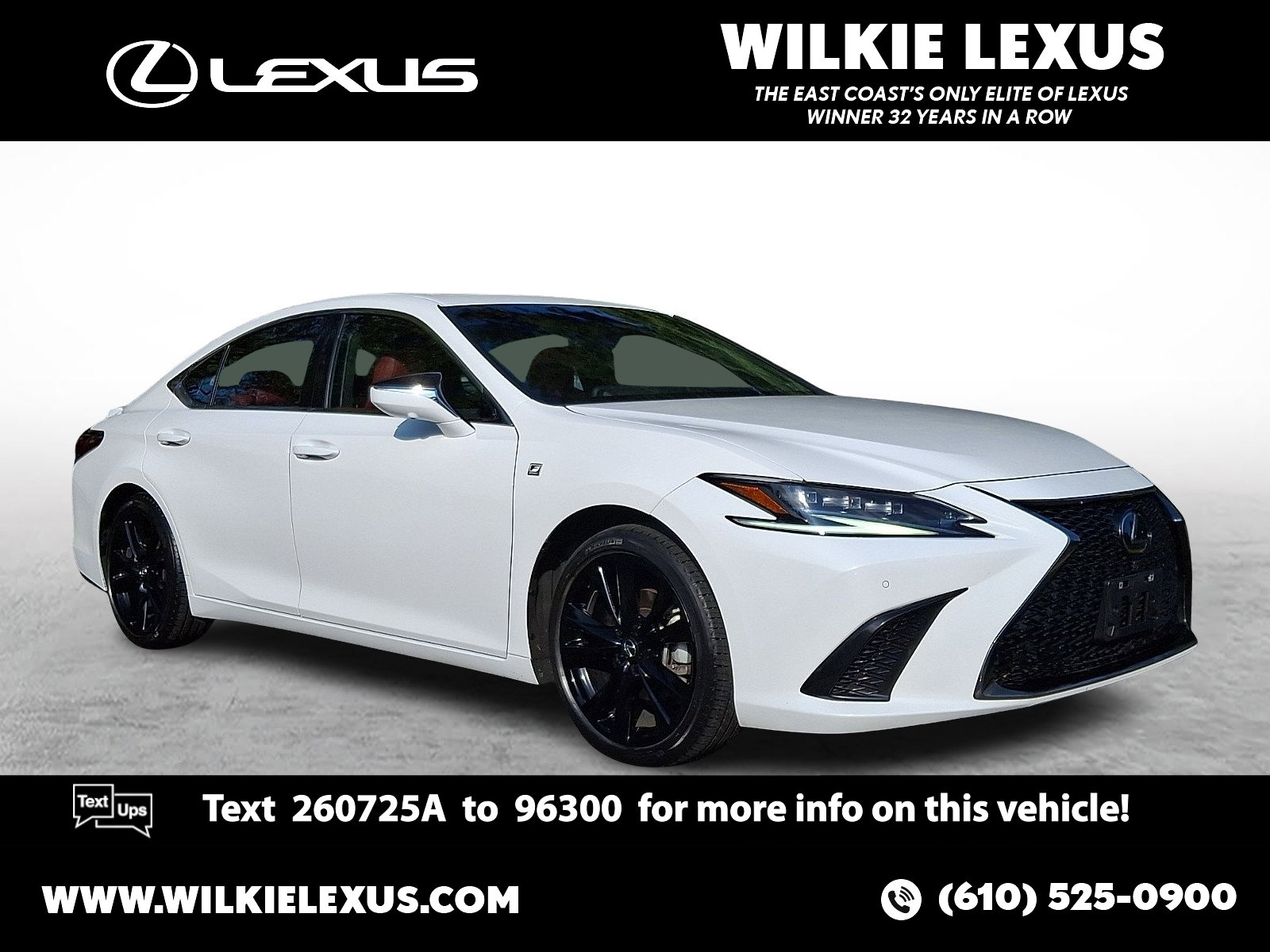 Certified 2023 Lexus ES 350 F Sport w/ Accessory Package (Z1)