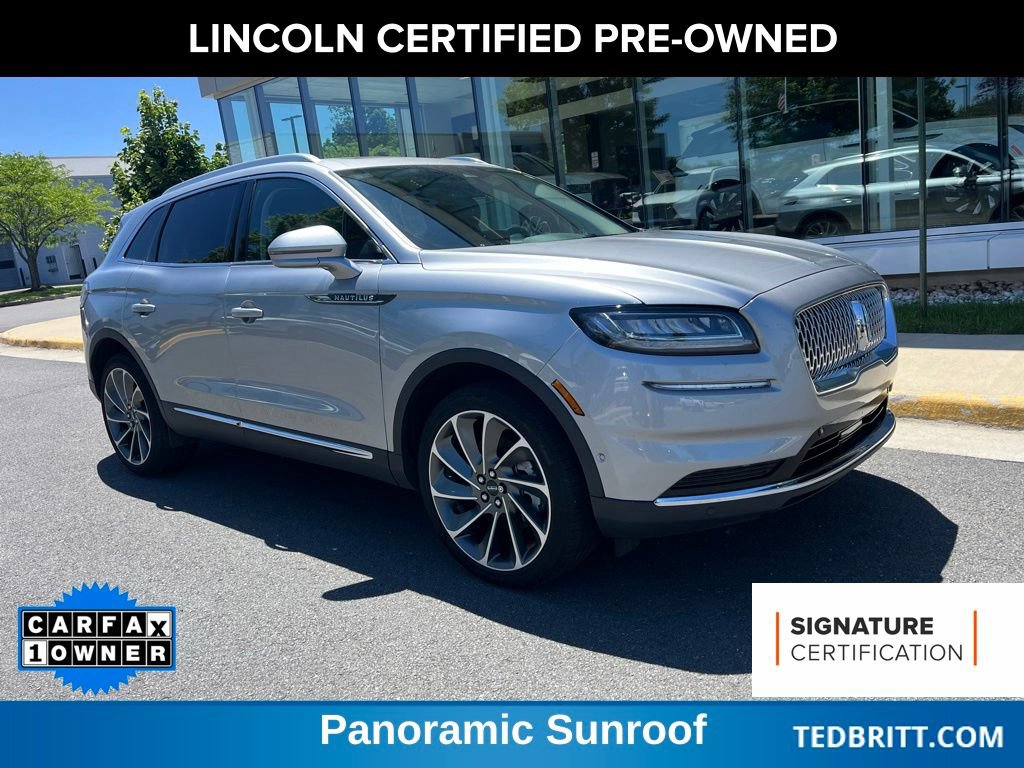Certified 2023 Lincoln Nautilus Reserve w/ Equipment Group 201A