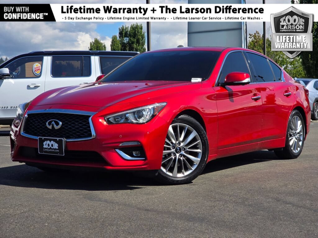 Used 2023 INFINITI Q50 Luxe w/ Cargo Package