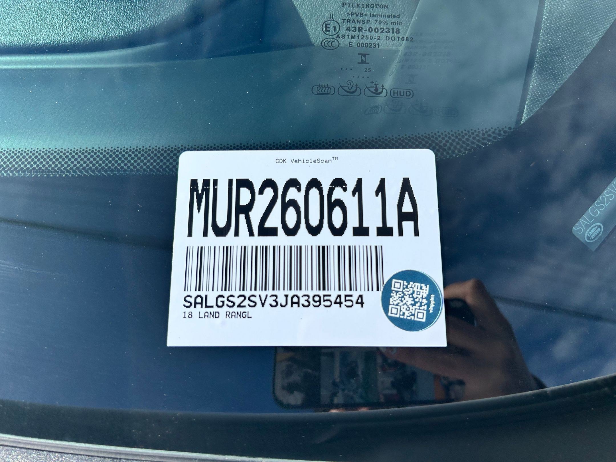 2018 Land Rover Range Rover HSE