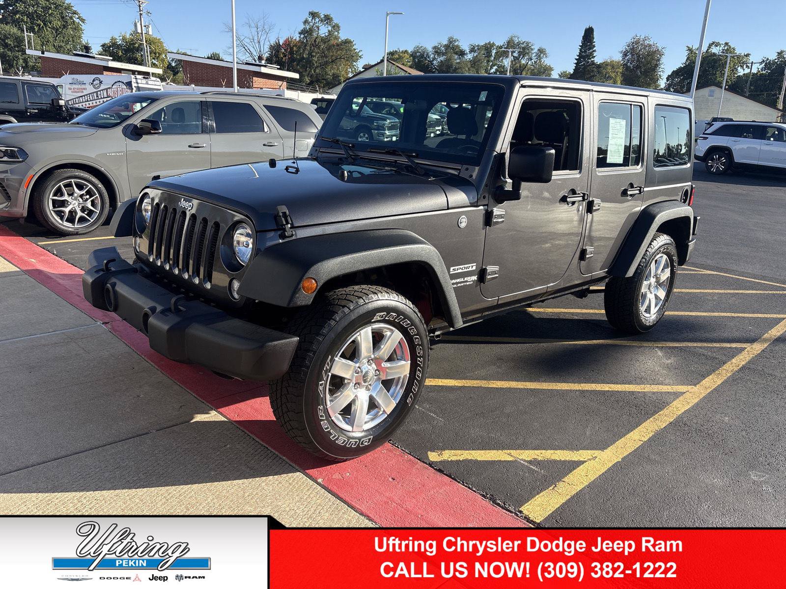 Used 2018 Jeep Wrangler Unlimited Sport w/ Connectivity Group