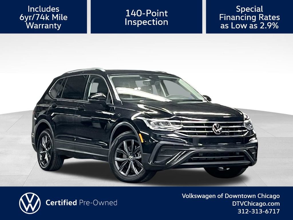 Certified 2022 Volkswagen Tiguan SE w/ Panoramic Sunroof Package