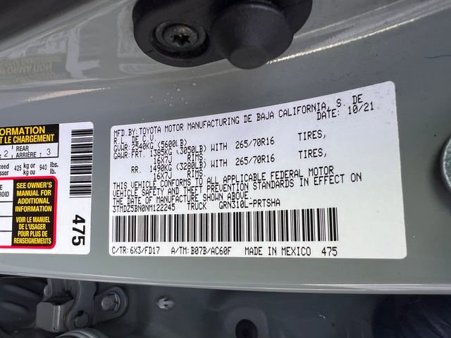 2022 Toyota Tacoma TRD Off-Road