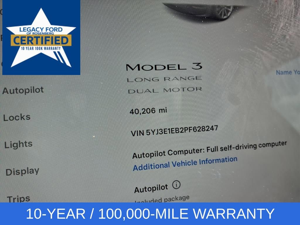 2023 Tesla Model 3 Long Range