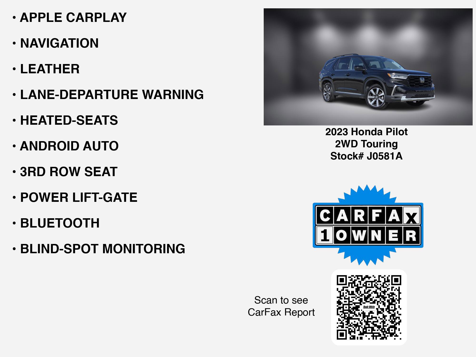 2023 Honda Pilot Touring