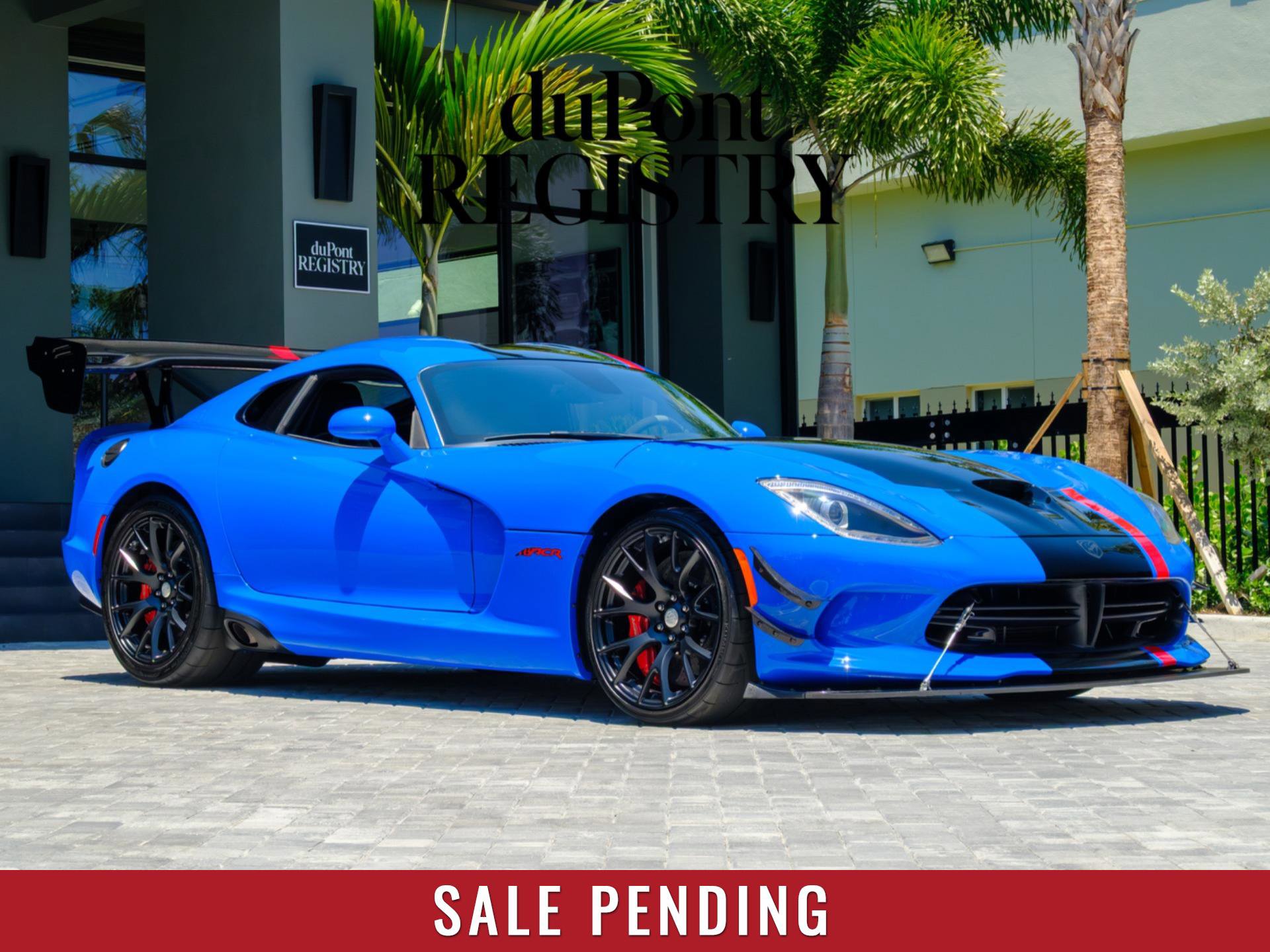 Used 2017 Dodge Viper ACR w/ Extreme Aero Package