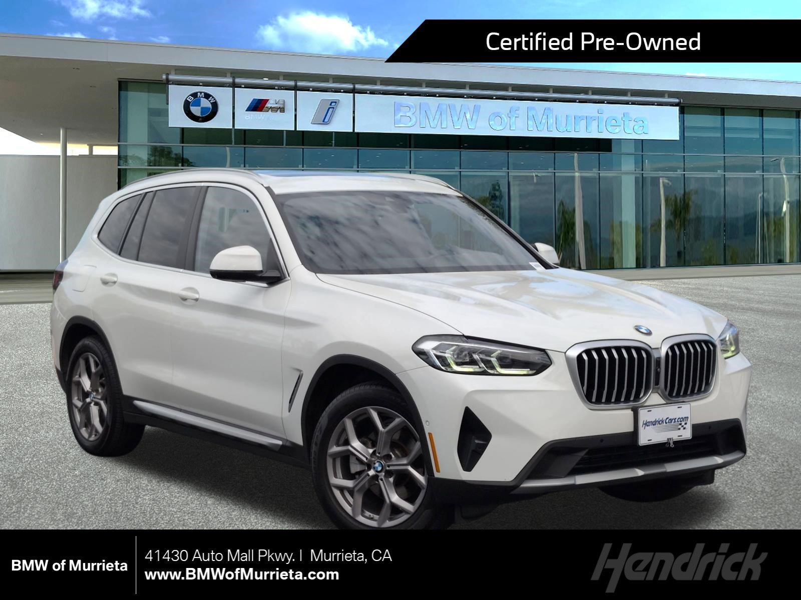 Certified 2023 BMW X3 sDrive30i w/ Premium Package w/ZPA