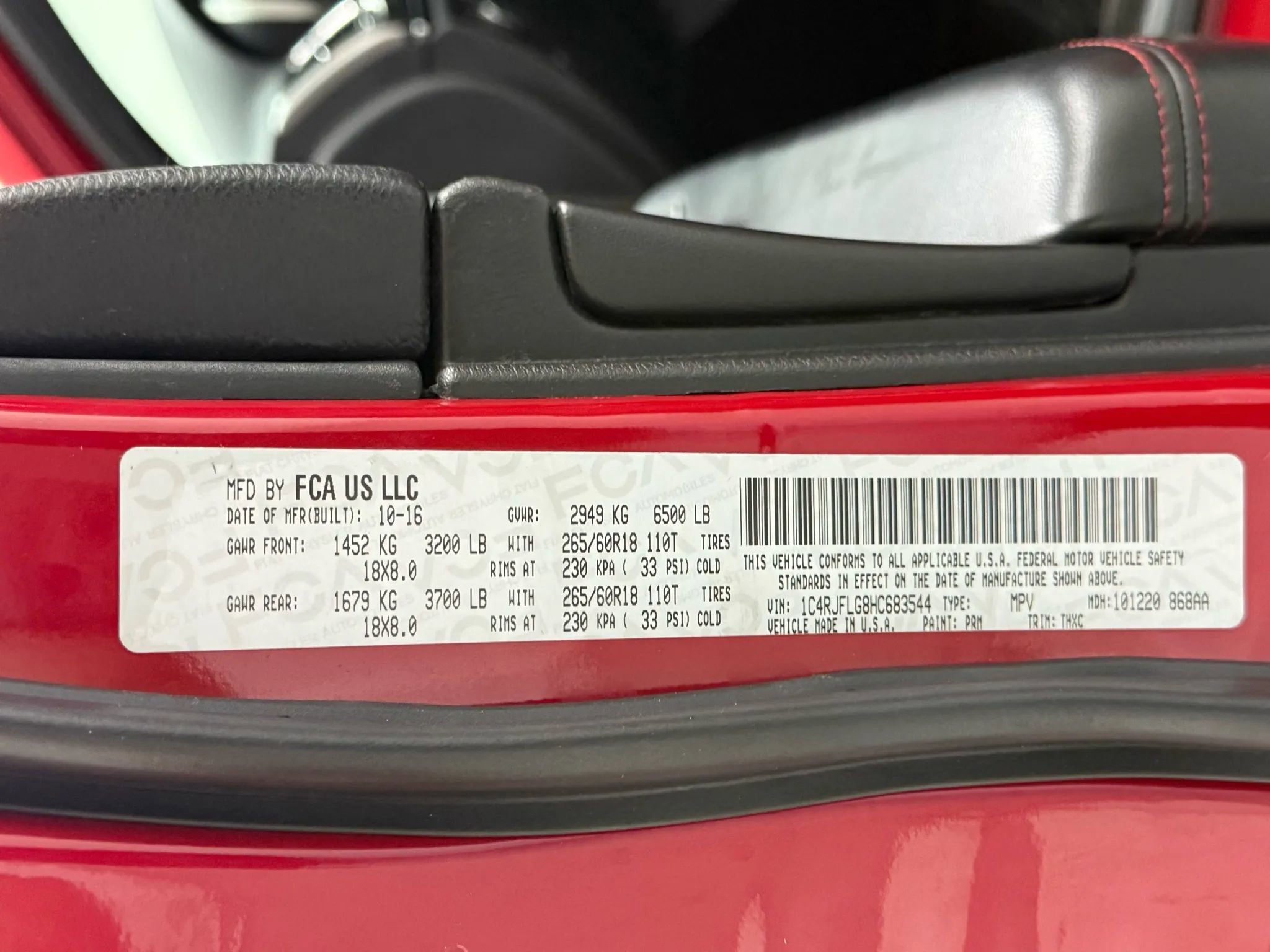 2017 Jeep Grand Cherokee Trailhawk