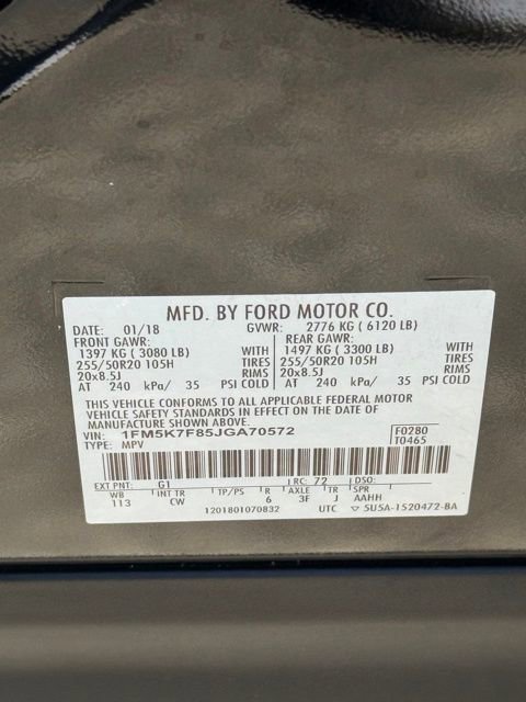 2018 Ford Explorer Limited