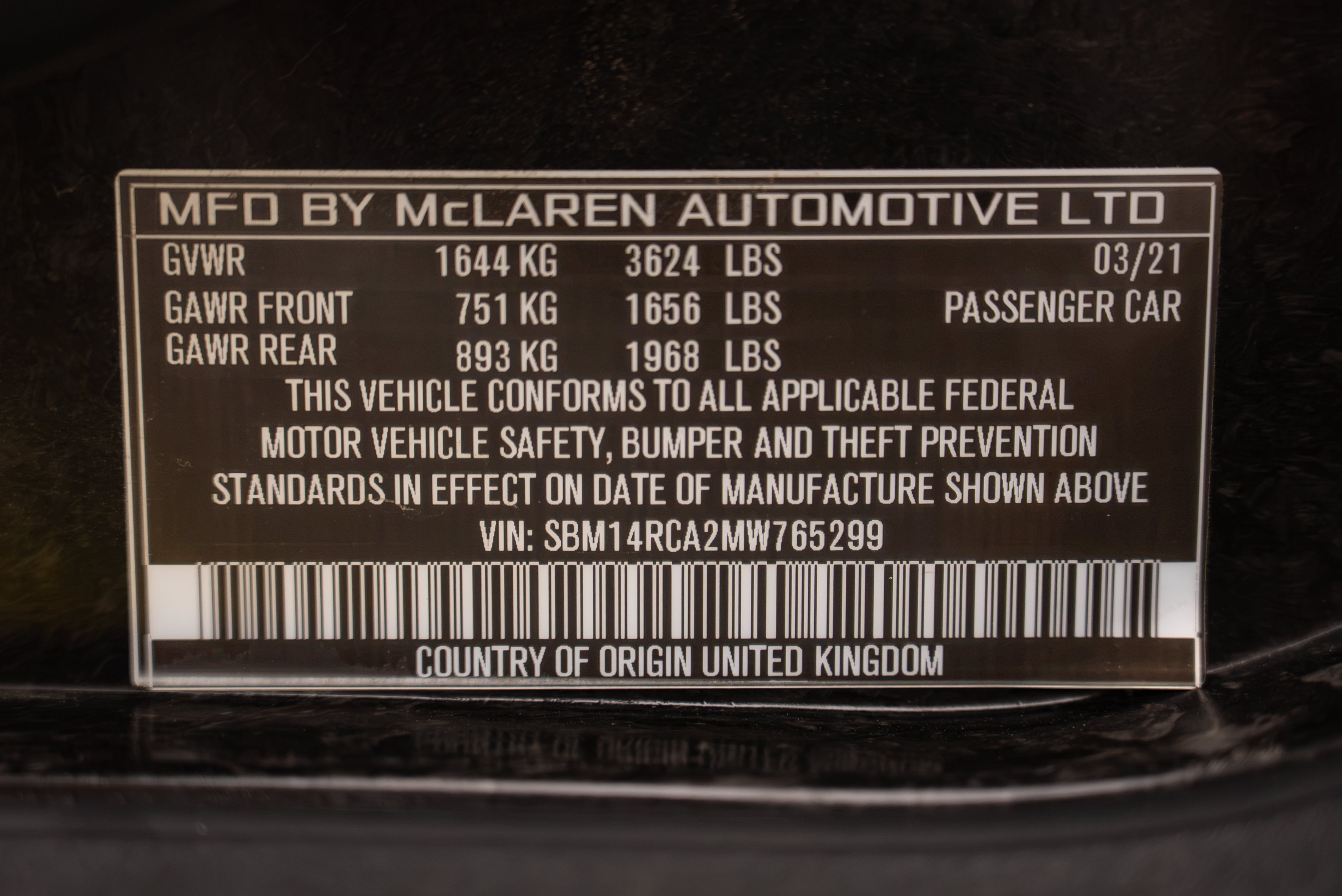 Used 2021 McLaren 765LT photo 21