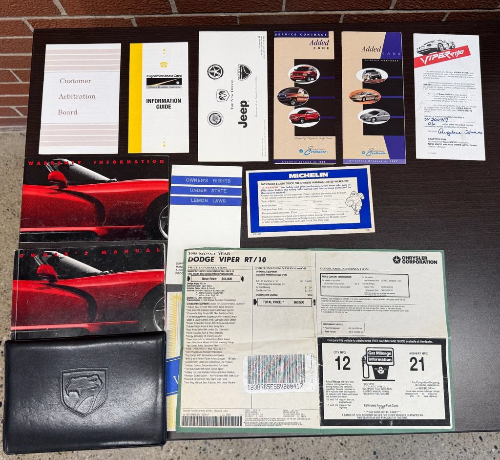 Used 1995 Dodge Viper RT/10