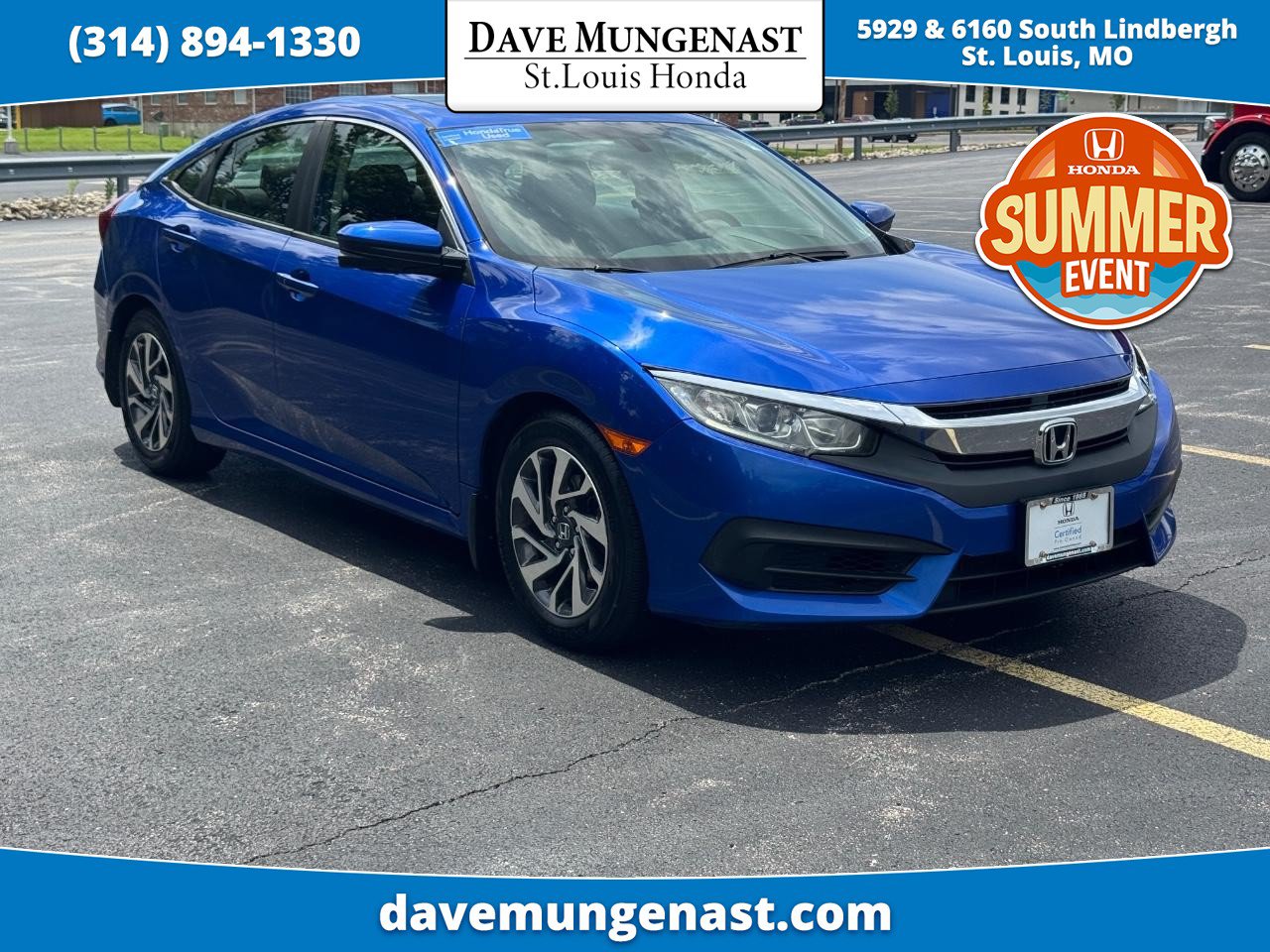Used 2017 Honda Civic EX