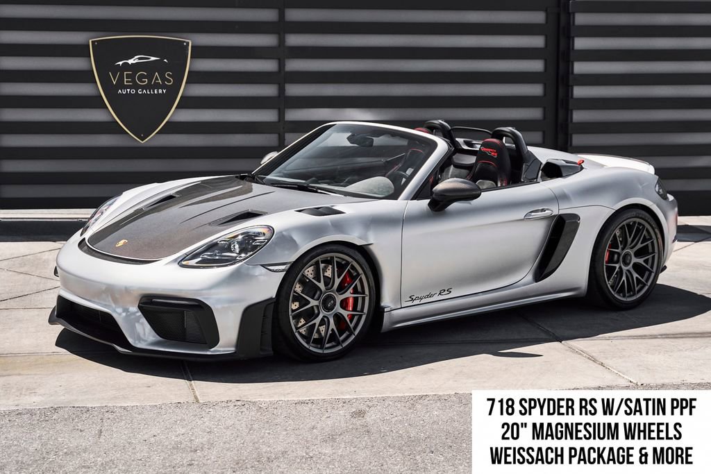 Used 2024 Porsche 718 Boxster Spyder RS w/ Weissach Package