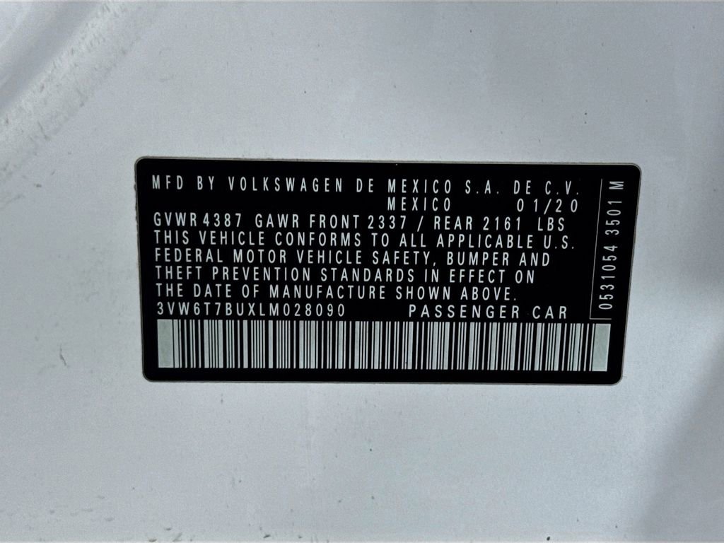 2020 Volkswagen Jetta GLI Autobahn