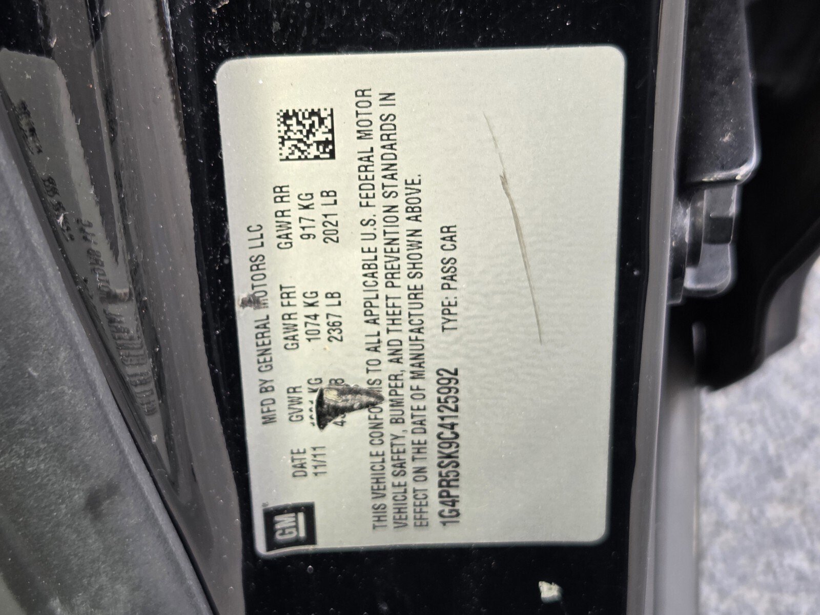 2012 Buick Verano Convenience