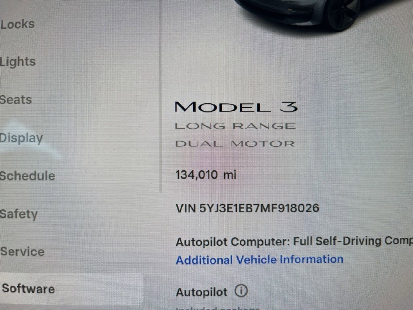 2021 Tesla Model 3 Long Range