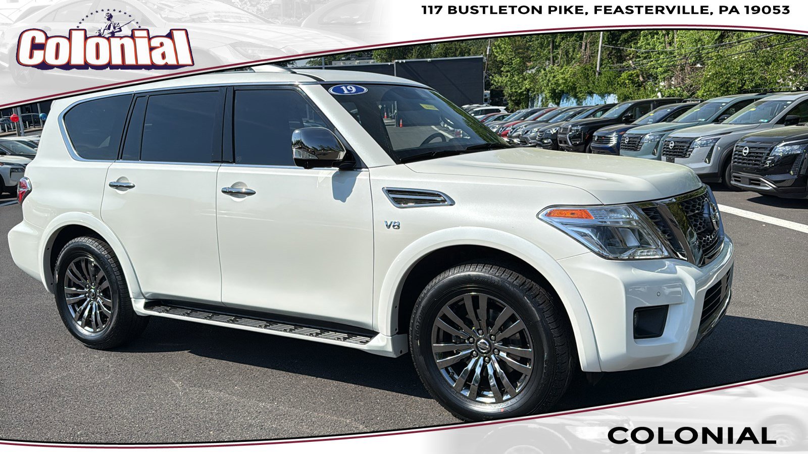 Certified 2019 Nissan Armada Platinum w/ Captain's Chairs Package