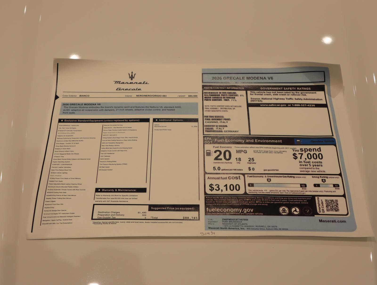 2026 Maserati Grecale Modena