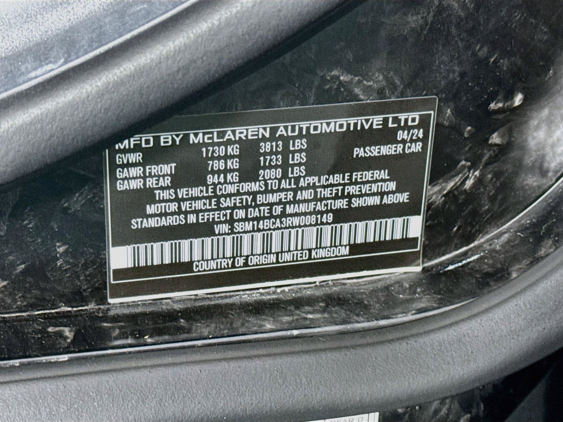Used 2024 McLaren 750S Spider photo 31