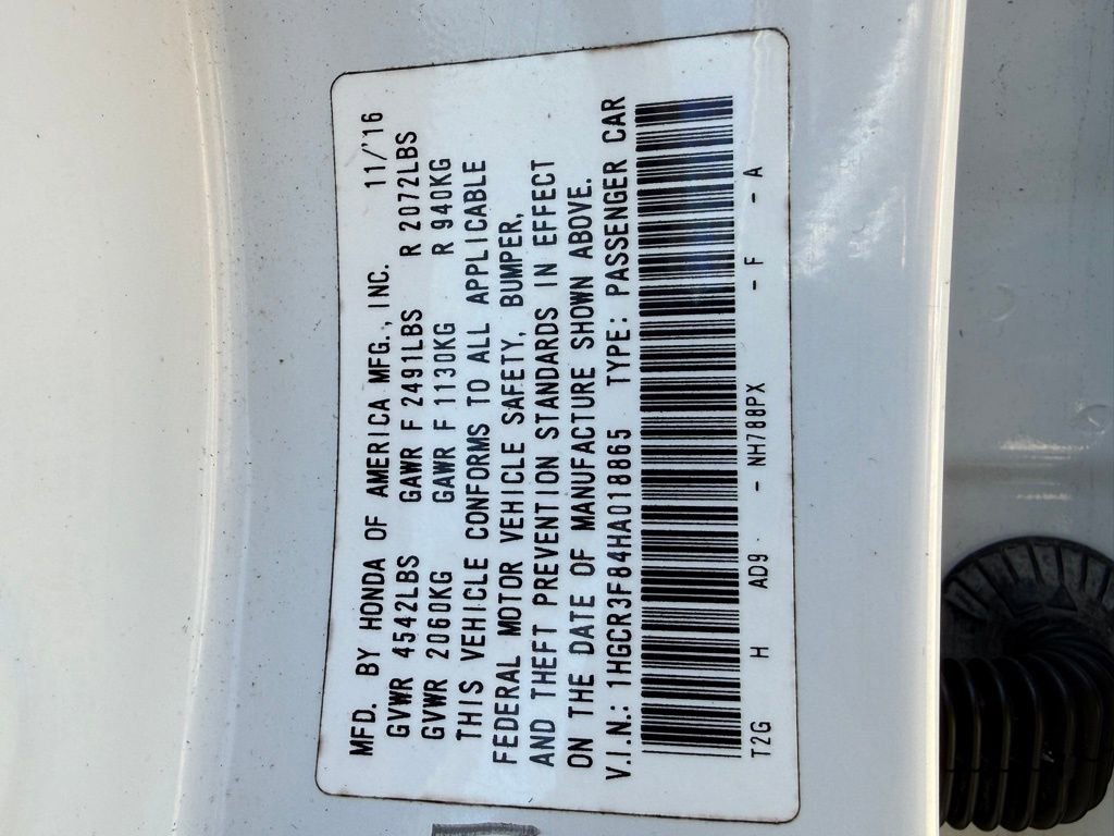 2017 Honda Accord EX-L