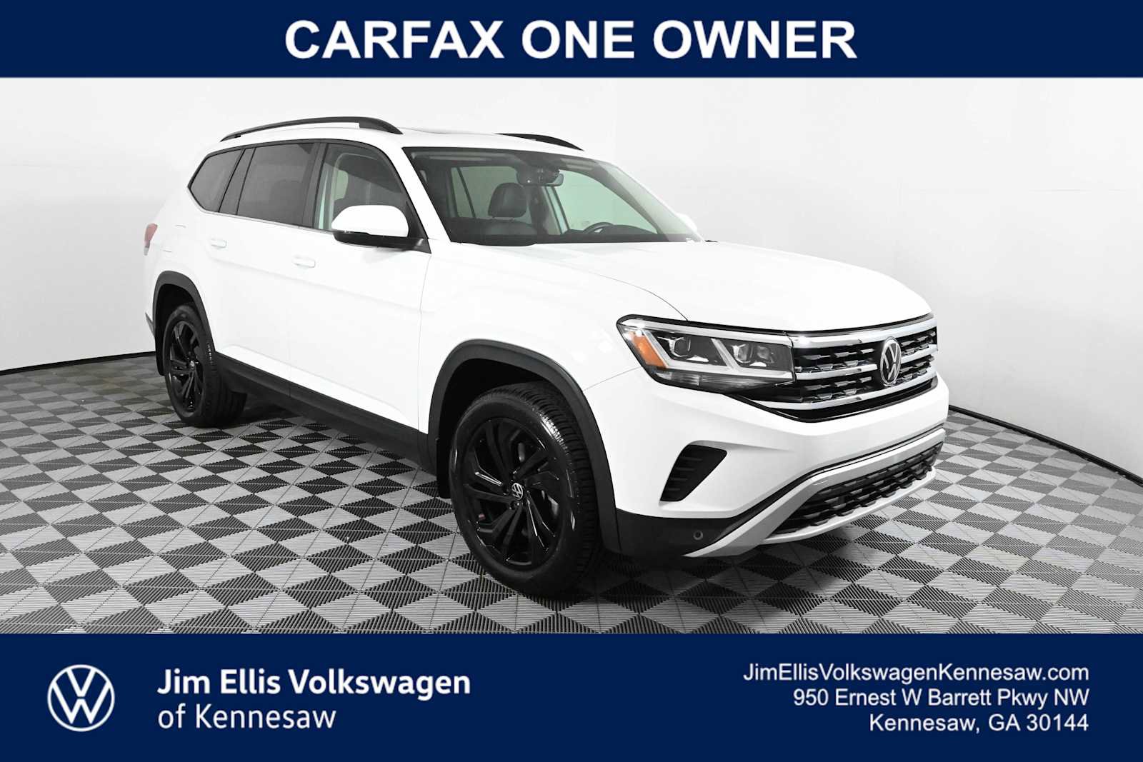 Certified 2022 Volkswagen Atlas SE w/ Panoramic Sunroof Package