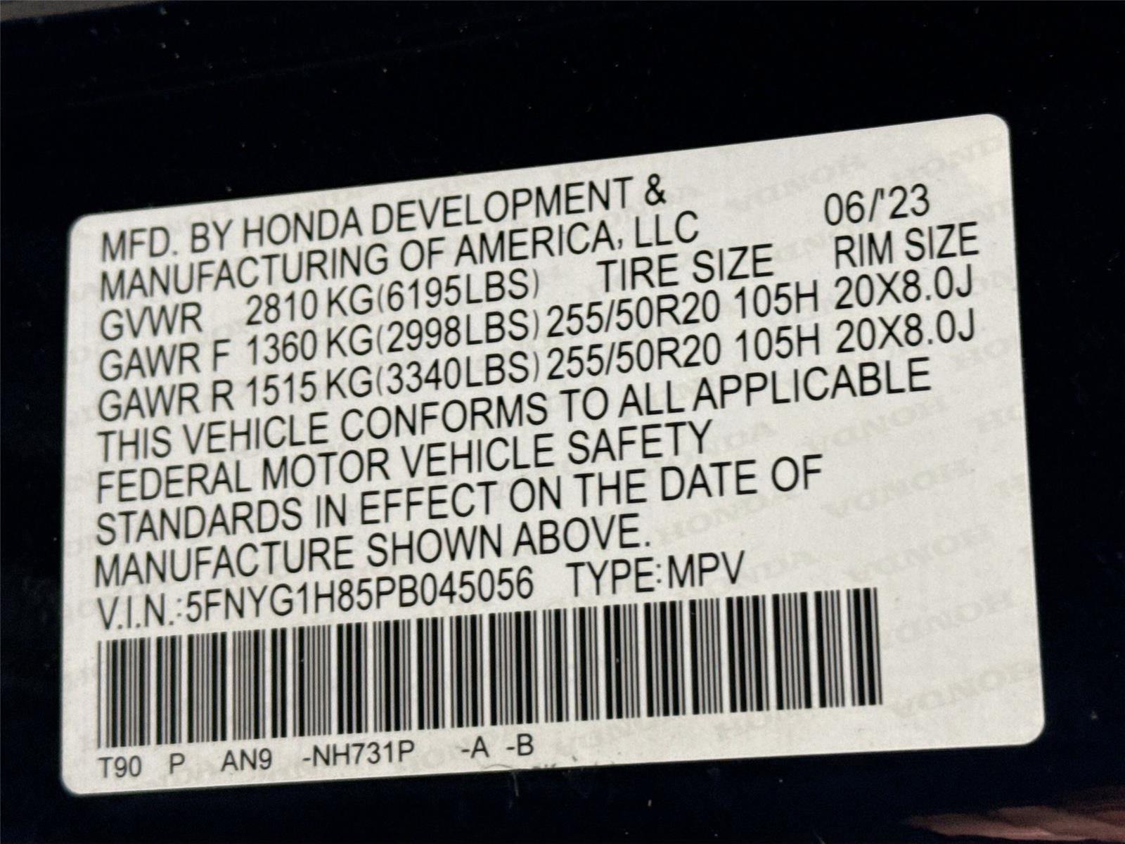 2023 Honda Pilot Elite