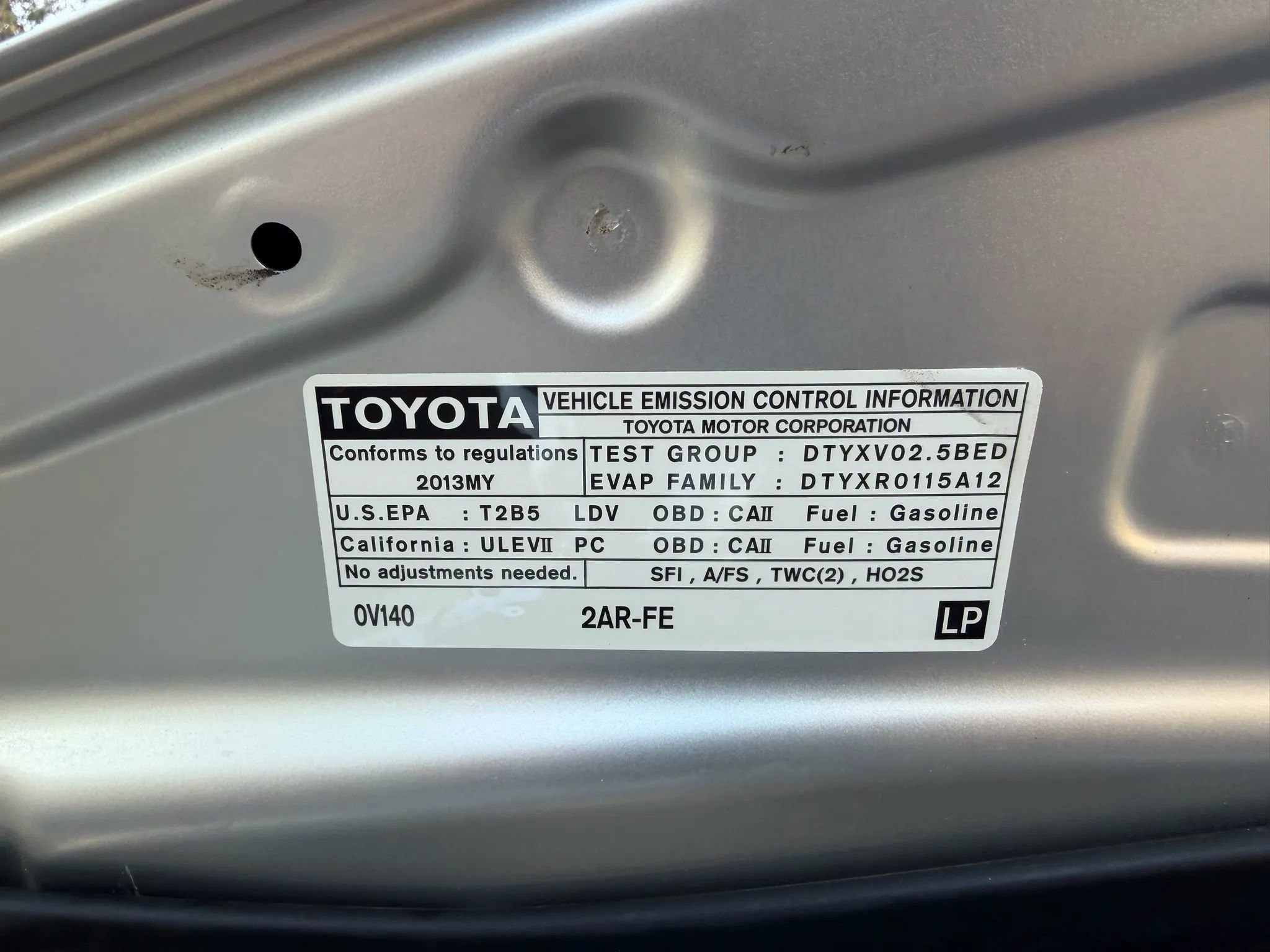 2013 Toyota Camry LE