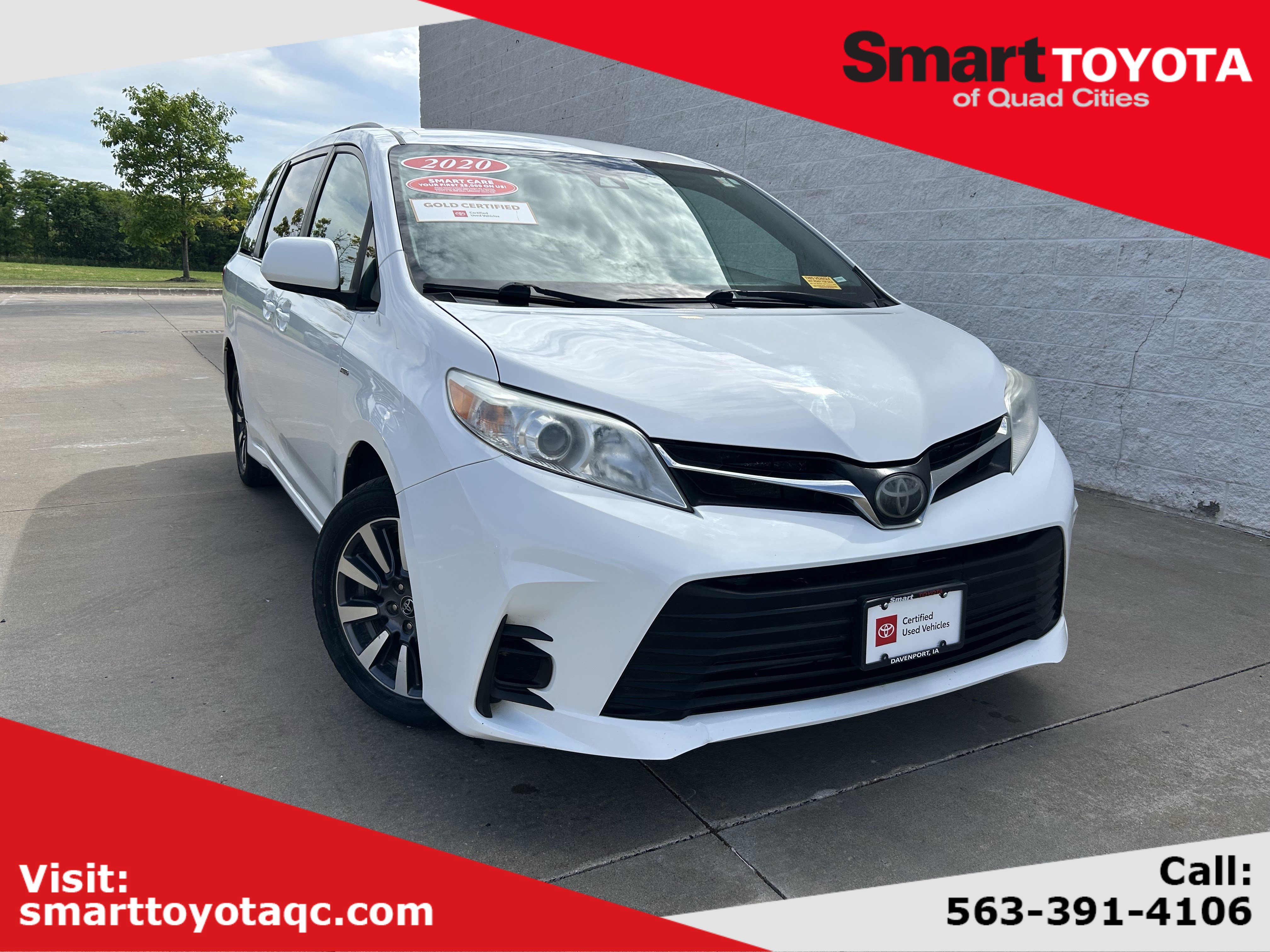 Certified 2020 Toyota Sienna LE