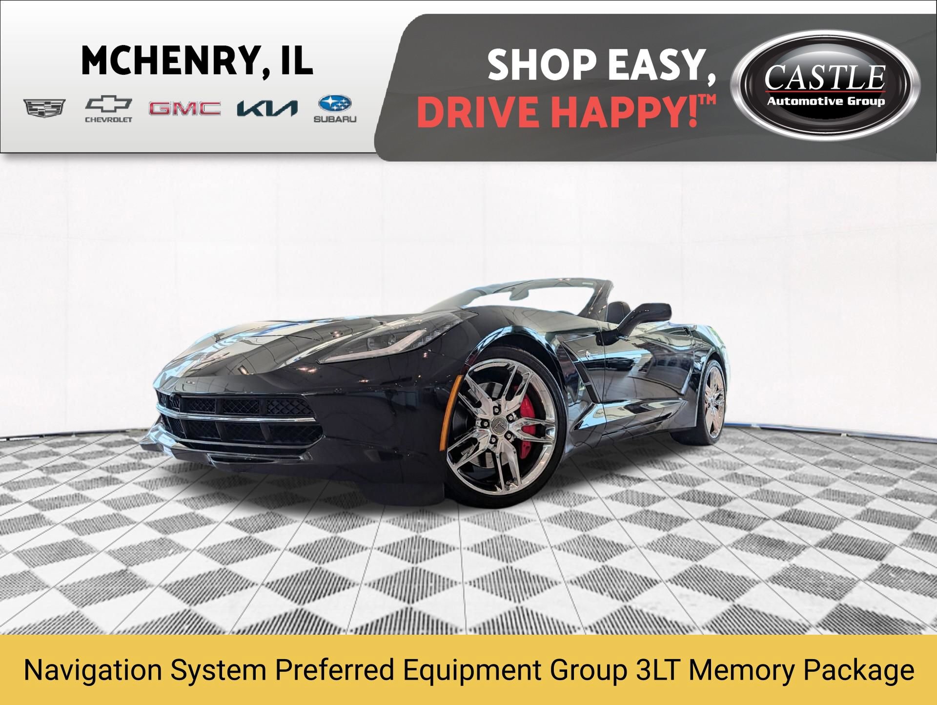 Used 2014 Chevrolet Corvette Stingray Convertible w/ 3LT Preferred Equipment Group